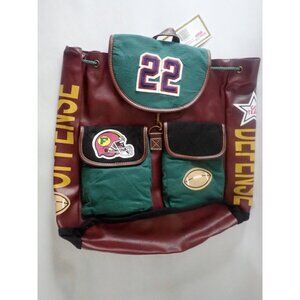 Vintage Mischief Makers Backpack Book Bag‎ NEW Tags Football Sports